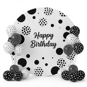 تم تولد پسرانه خالدار مشکی