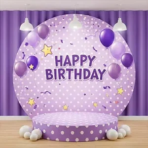 تم تولد پسرانه خالدار بنفش