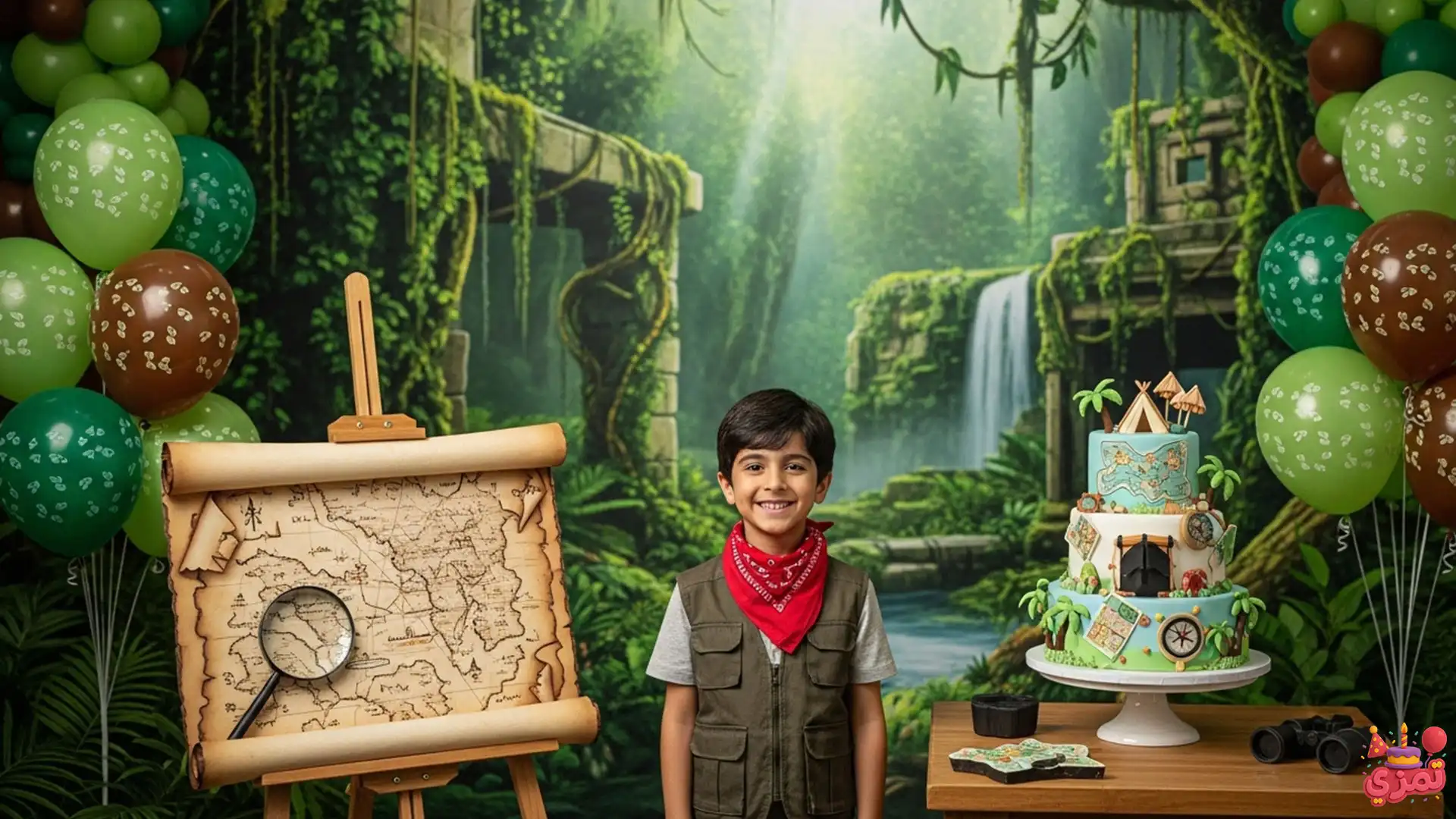 تم تولد پسرانه ۲۰۲۵ ماجراجویی با نقشه گنج