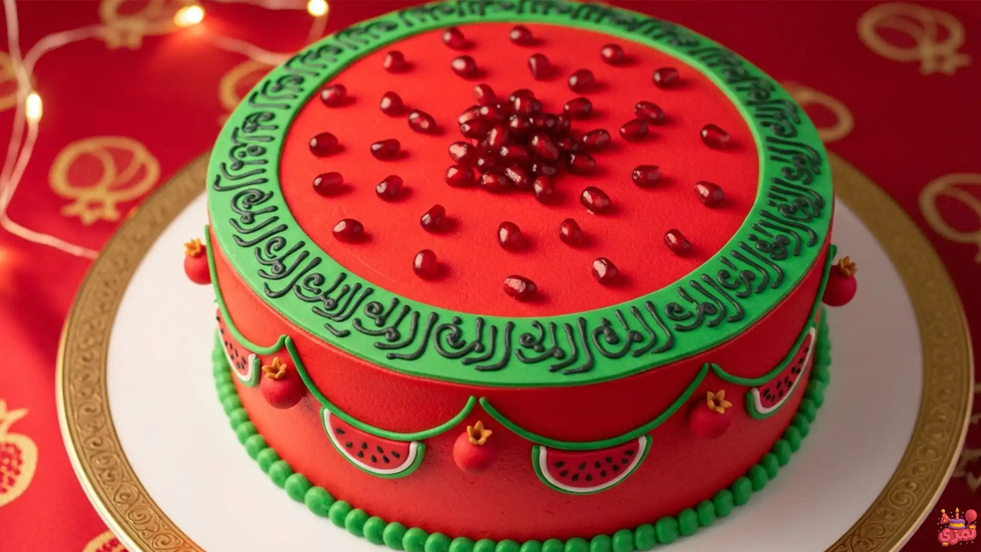 کیک تولد یلدایی