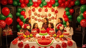 تم تولد یلدایی دخترانه