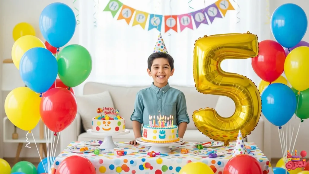 تم تولد ۵ سالگی پسرانه