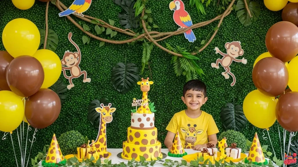 ایدههای خاص برای تم تولد پسرانه زرافه
