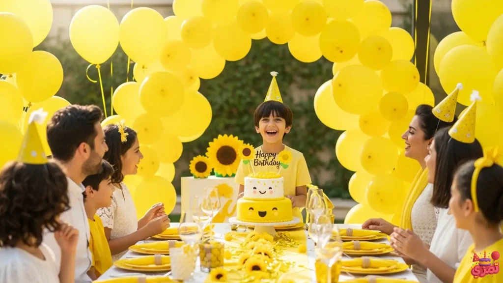 ایدههای خاص برای تم تولد پسرانه رنگ زرد