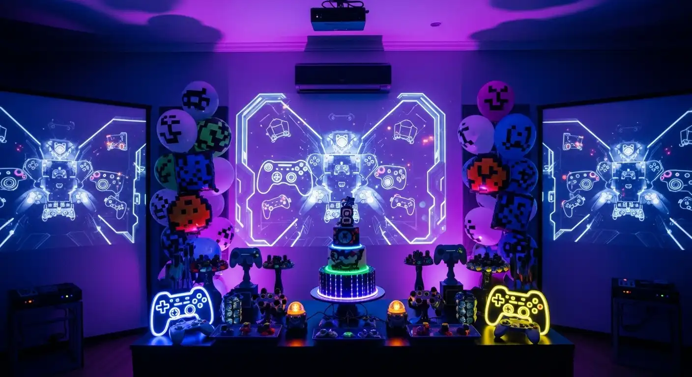 تم تولد پسرانه ۲۰۲۴ با تم گیمینگ