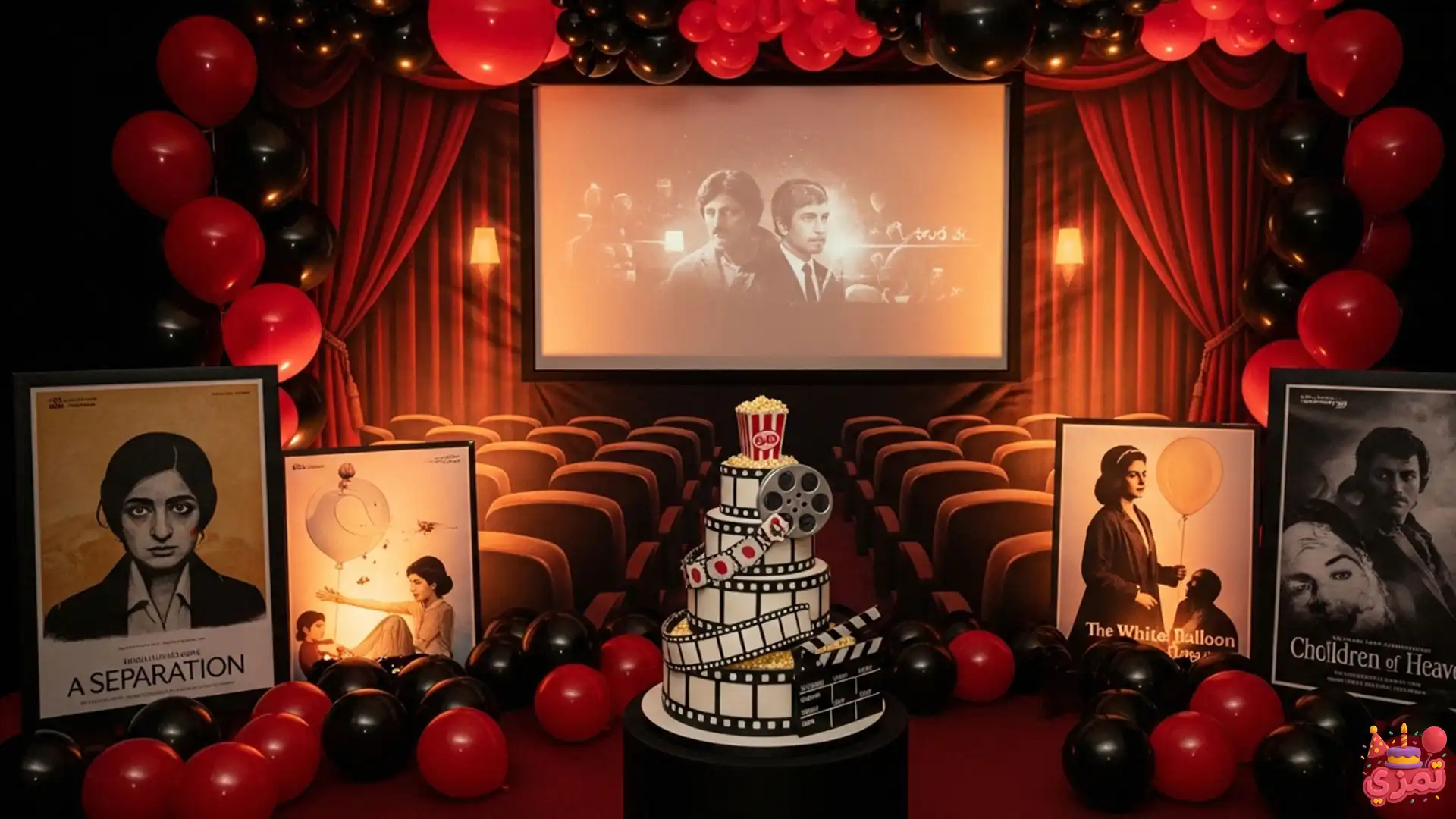 تم تولد ۳۰ سالگی دخترانه سینمایی تم تولد ۳۰ سالگی دخترانه سینمایی