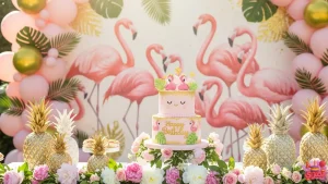 تم تولد دخترانه فلامینگو
