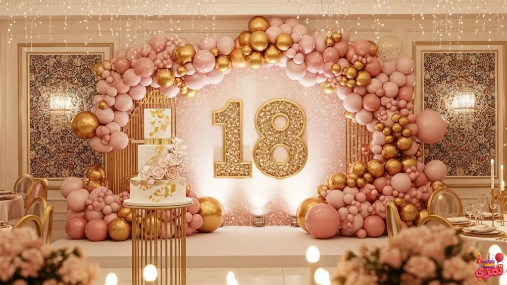 ایدههای خاص برای تم تولد 18 سالگی دخترانه