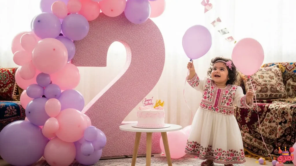 ایدههای خاص برای تم تولد 2 سالگی دخترانه