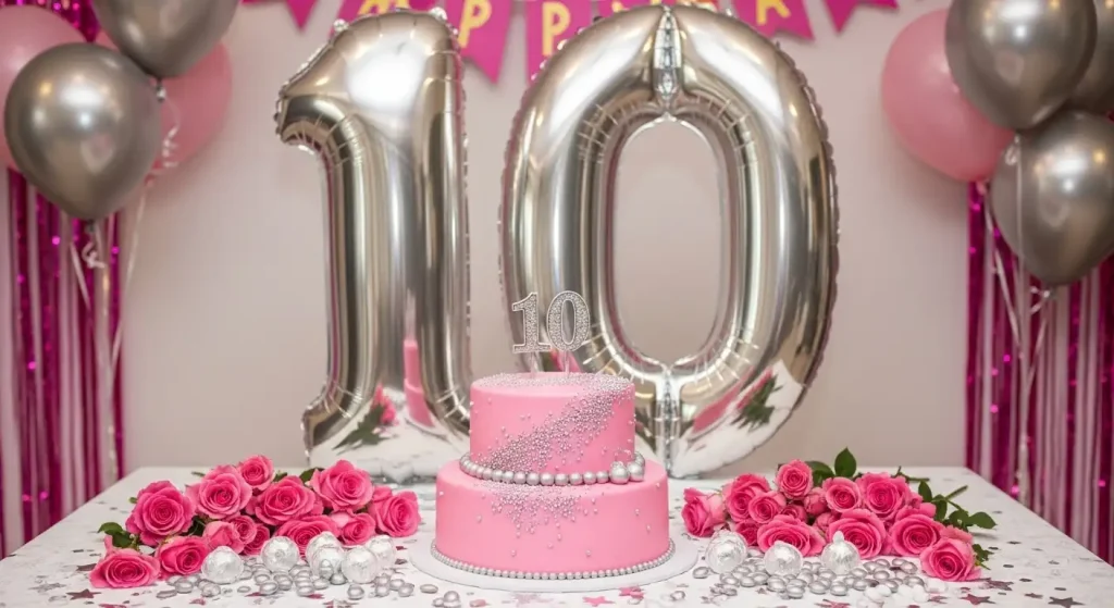 تم تولد ۱۰ سالگی دخترانه