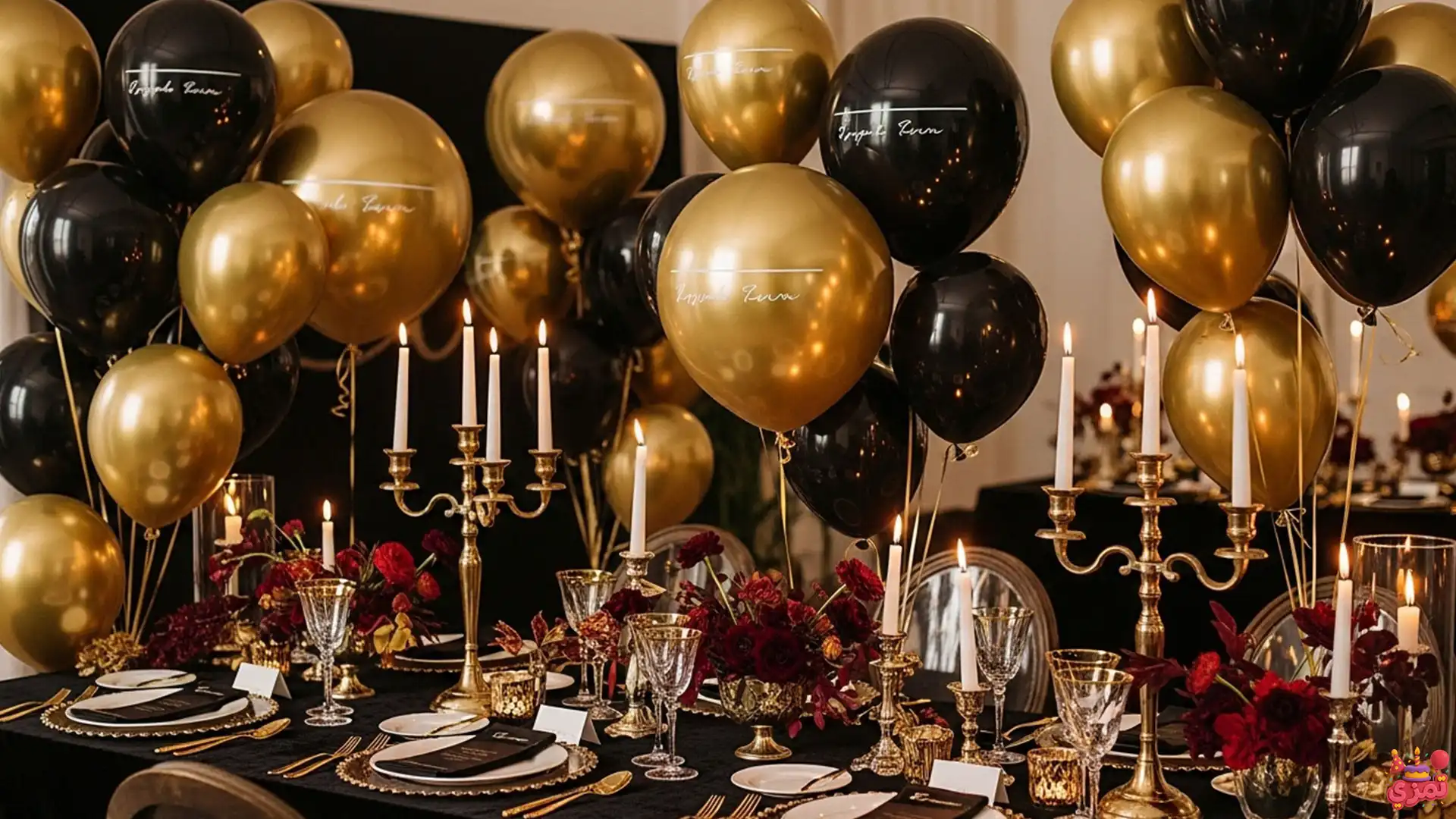 تم تولد پسرانه طلایی دکور دکوراسیون تم تولد پسرانه طلایی
