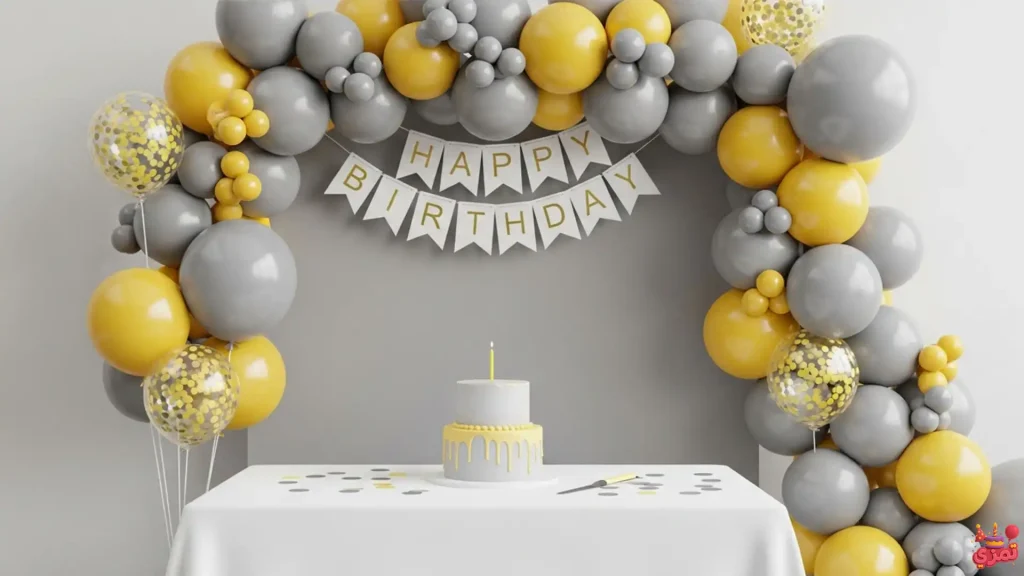 تم تولد پسرانه طوسی زرد