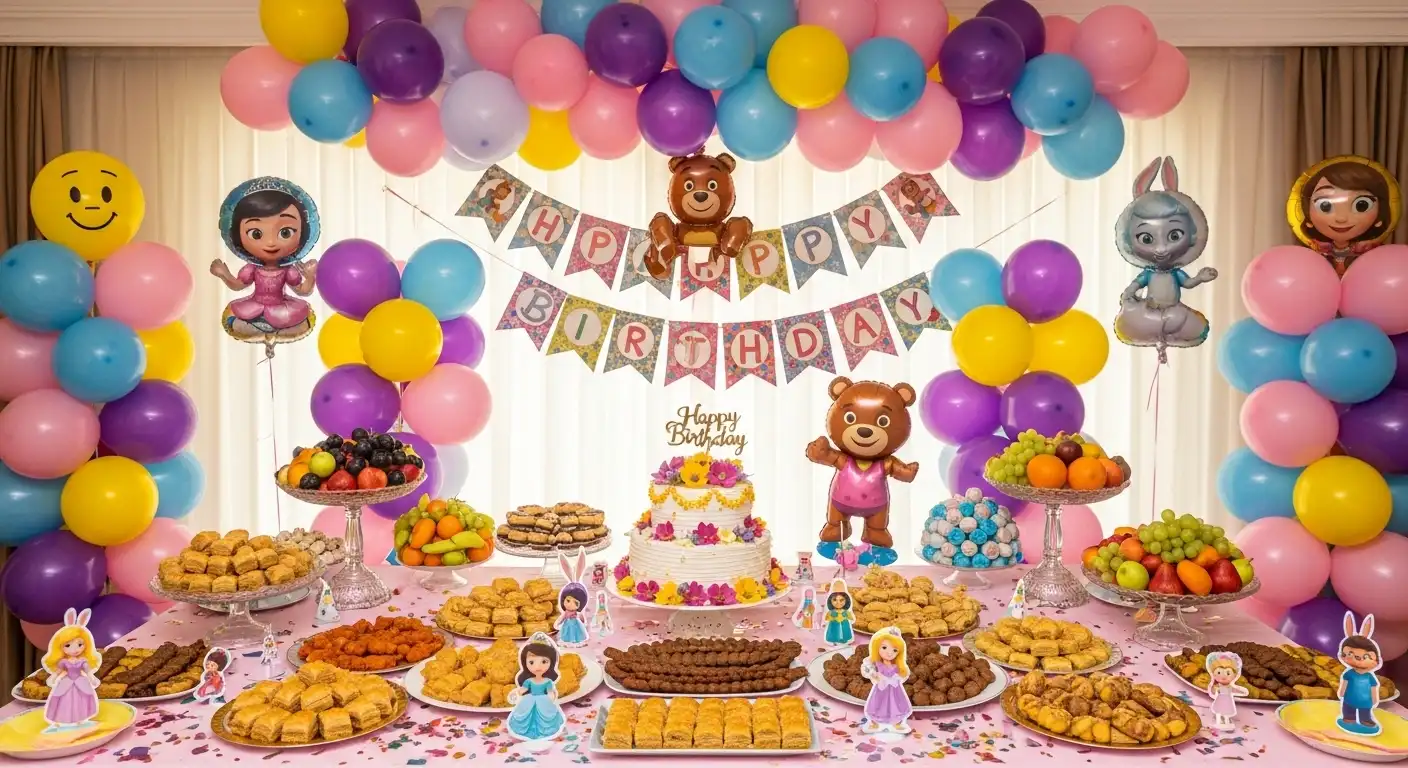 تم تولد دخترانه کودکانه