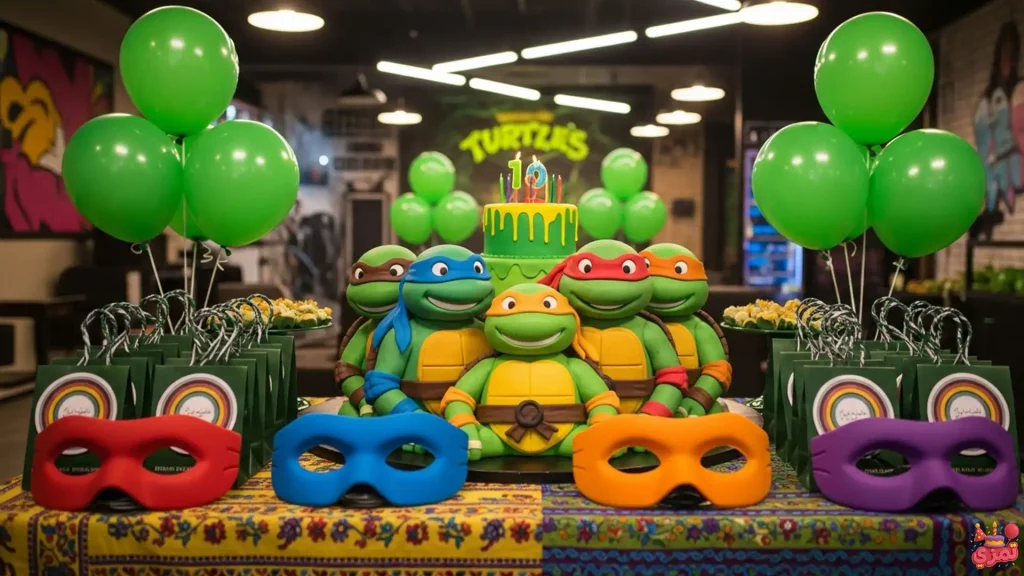 تم تولد پسرانه لاک پشت های نینجا