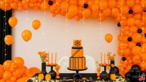 تم تولد پسرانه نارنجی