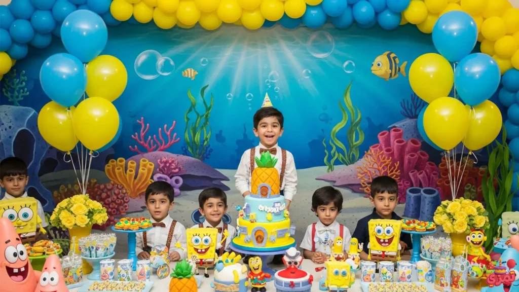 ایدههای خاص برای تم تولد پسرانه باب اسفنجی