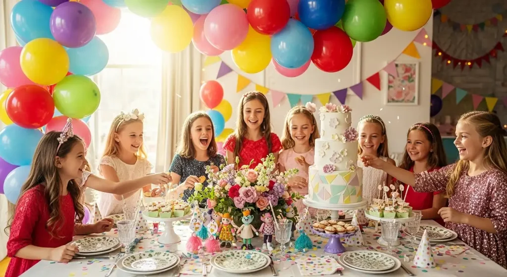 جشن تولد دخترانه خاص با دکوراسیون منحصربه‌فرد