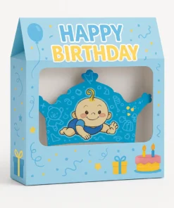 پک تم تولد نوزاد پسر با رنگ آبی روشن