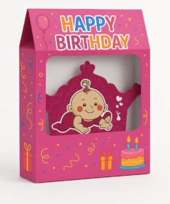 پک تم تولد نوزاد دختر با رنگ صورتی