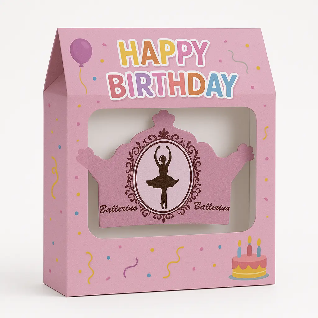 پک تم تولد بالرین با طرح رقص باله