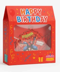 پک تم تولد مرد عنکبوتی با طرح کارتونی
