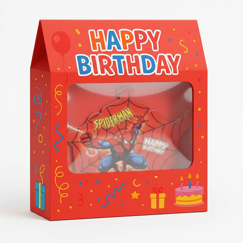 پک تم تولد مرد عنکبوتی با طرح کارتونی