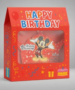 پک تم تولد میکی موس با رنگ قرمز