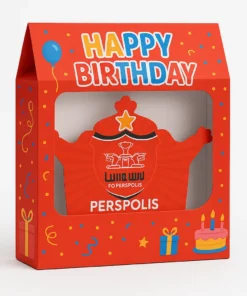 پک تم تولد پرسپولیس با رنگ قرمز و لوگوی تیم