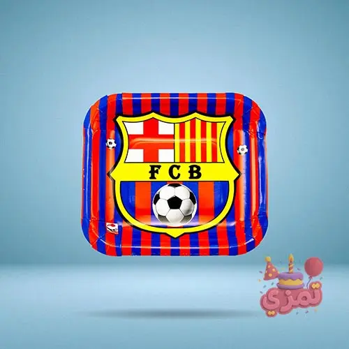 ظرف مقوایی با طرح تیم بارسلونا برای سرو میوه و کیک