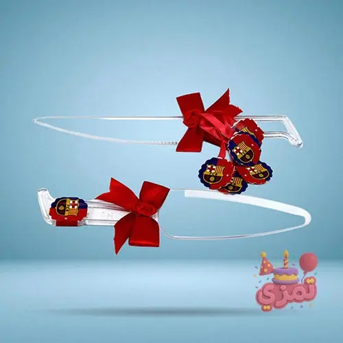 ست کفگیر و چاقو کیک با طرح تیم بارسلونا