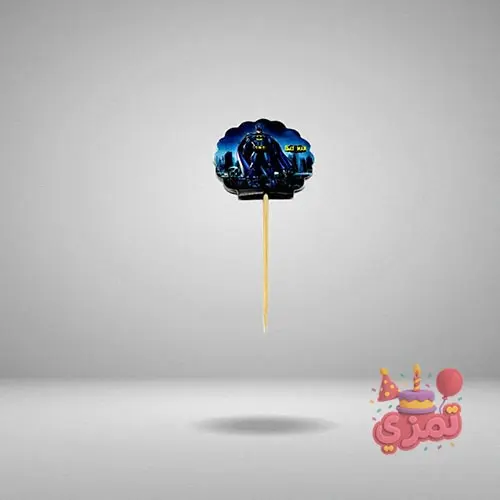 خلال چوبی تزیینی با لوگوی بتمن