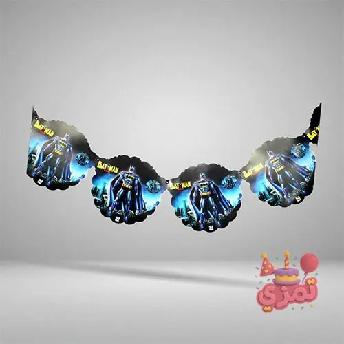 ریسه نوشته Happy Birthday با طرح بتمن