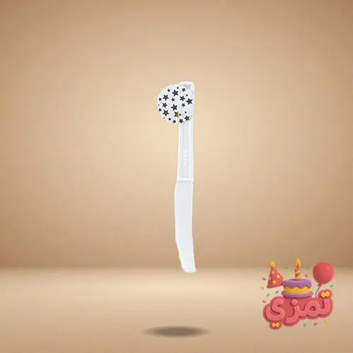 چاقوی یکبار مصرف طلایی با طرح ستاره