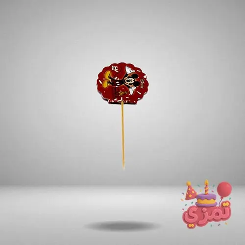 خلال چوبی تزیینی با طرح میکی موس