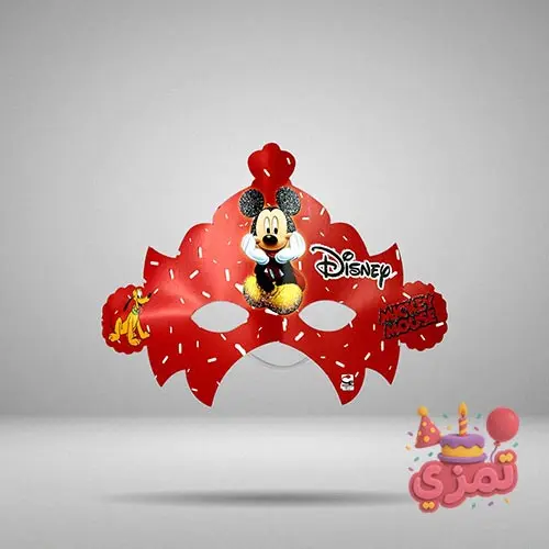 عینک کاغذی کارتونی با طرح Mickey Mouse