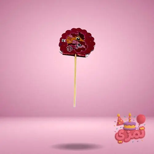 خلال چوبی تزیینی با طرح پونی