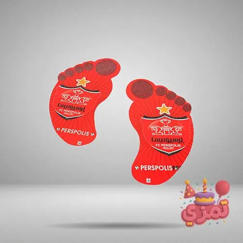 استیکر ردپا فوتبالی با طرح پرسپولیس