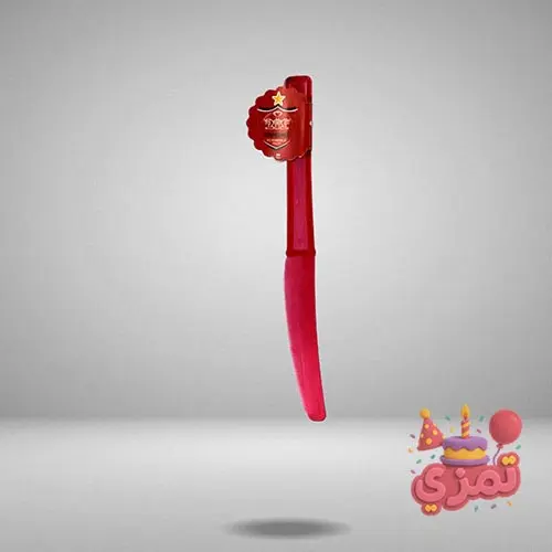 چاقوی یکبار مصرف قرمز با طرح پرسپولیس