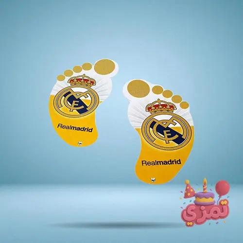 استیکر ردپا فوتبالی با طرح رئال مادرید