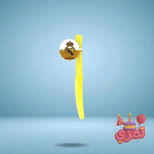 چاقوی یکبار مصرف سفید با طرح رئال مادرید