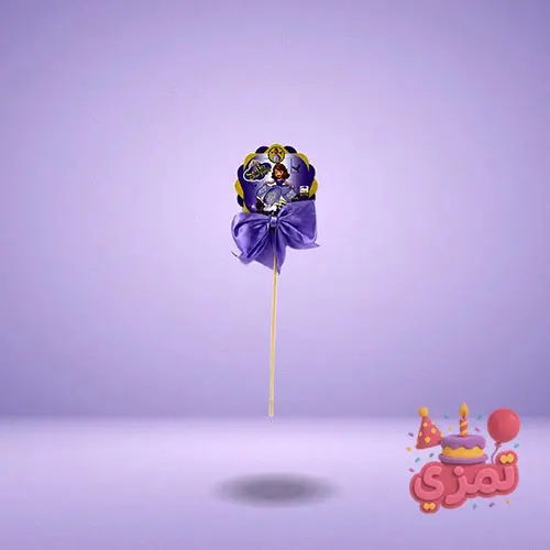 تاپر کیک بنفش با طرح پرنسس سوفیا