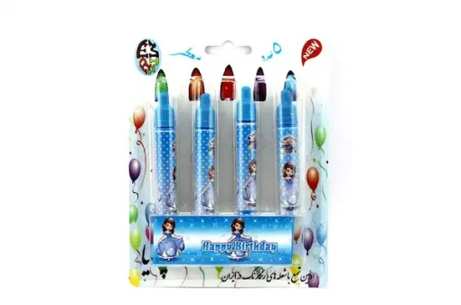 شمع شعله رنگی ۴ عددی پک تم شما هدیه - Image 13